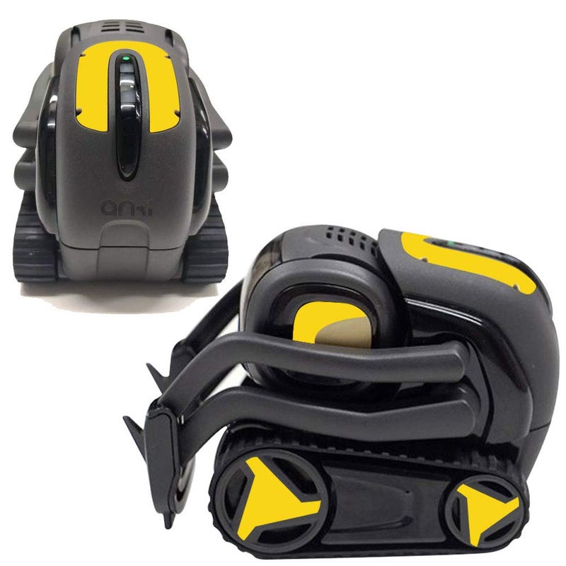 IPG حماية شاشة وجه الروبوت فيكتور من IPG - مجموعة زينة واقية من هجمات الأطفال والحيوانات الأليفة غير المتوقعة. تشمل مجموعة العجلات والجسم 7 وحدات ملصقات + 2 وحدة واقي شاشة (أصفر) - Image 2